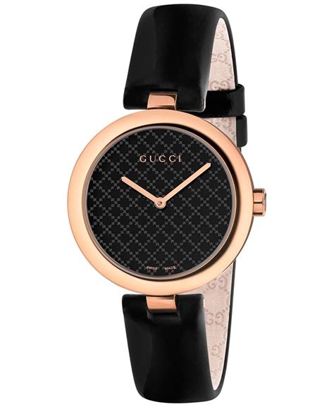 gucci women's black face bracelets watches|women gucci watch original.